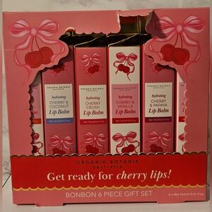 Organik Botanik - Hydrating Cherry Lip Balms x 6